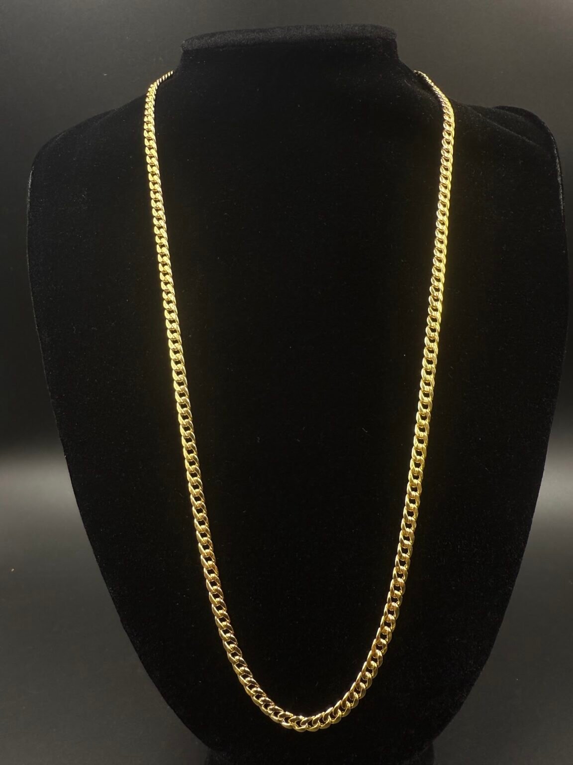 10k gold 4.7mm Cuban chain