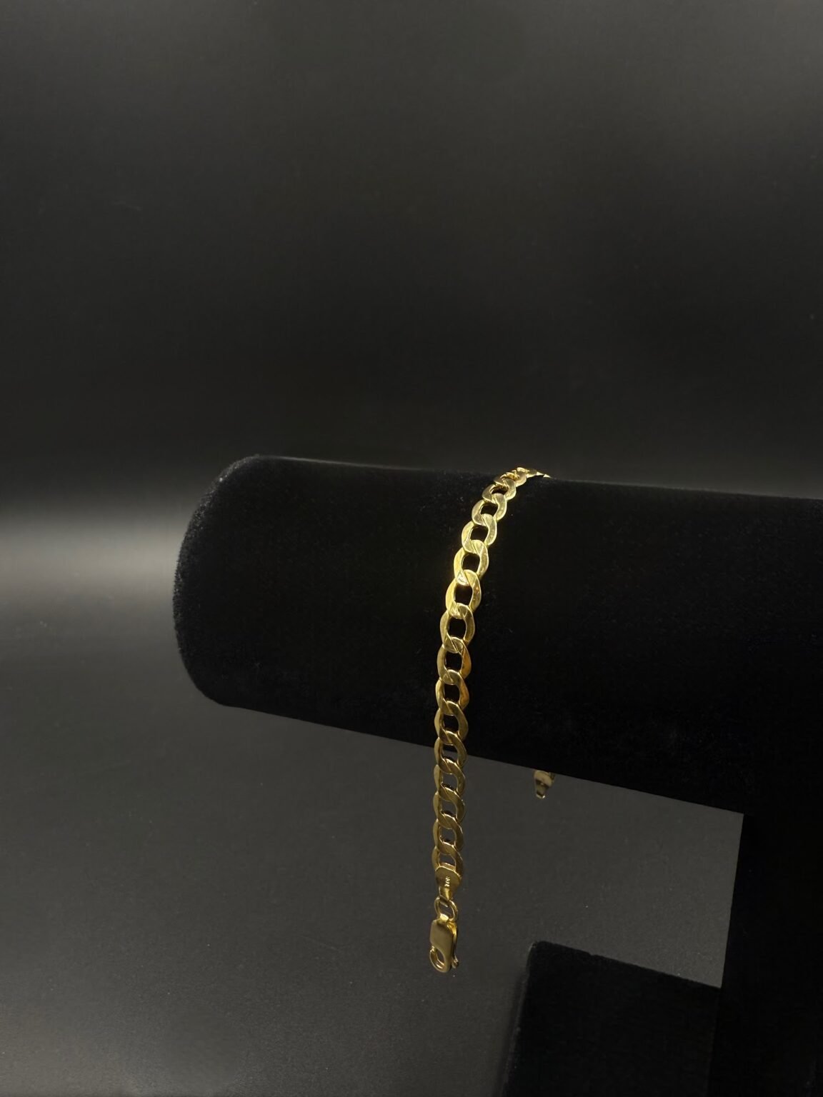 10k gold 6mm curb bracelet