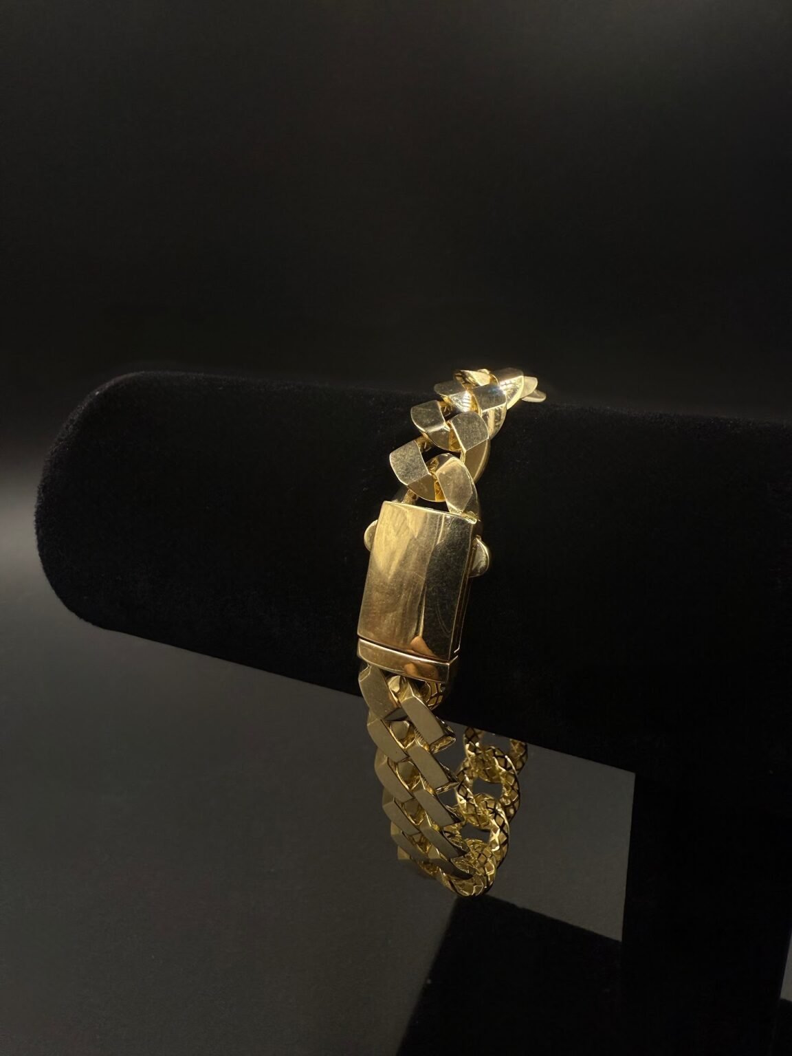 10k gold 13mm Cuban bracelet