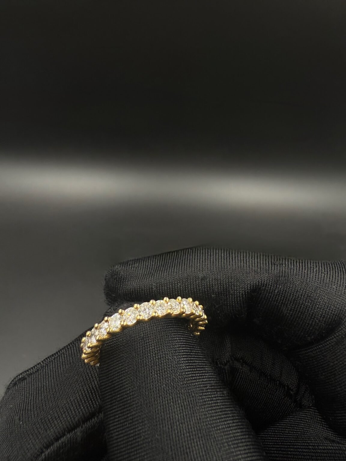 10k gold diamond eternity ring
