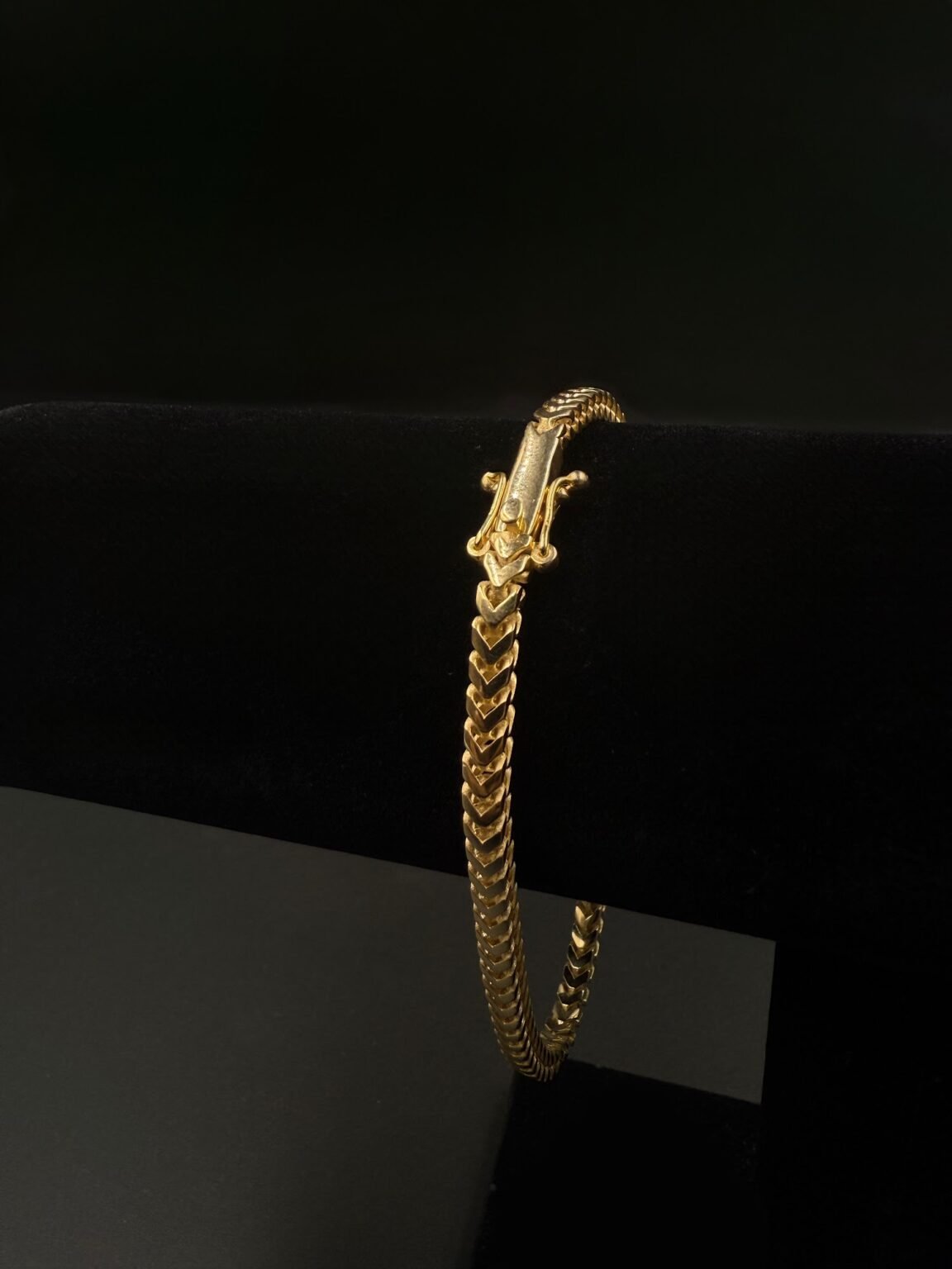 10k gold Franco bracelet