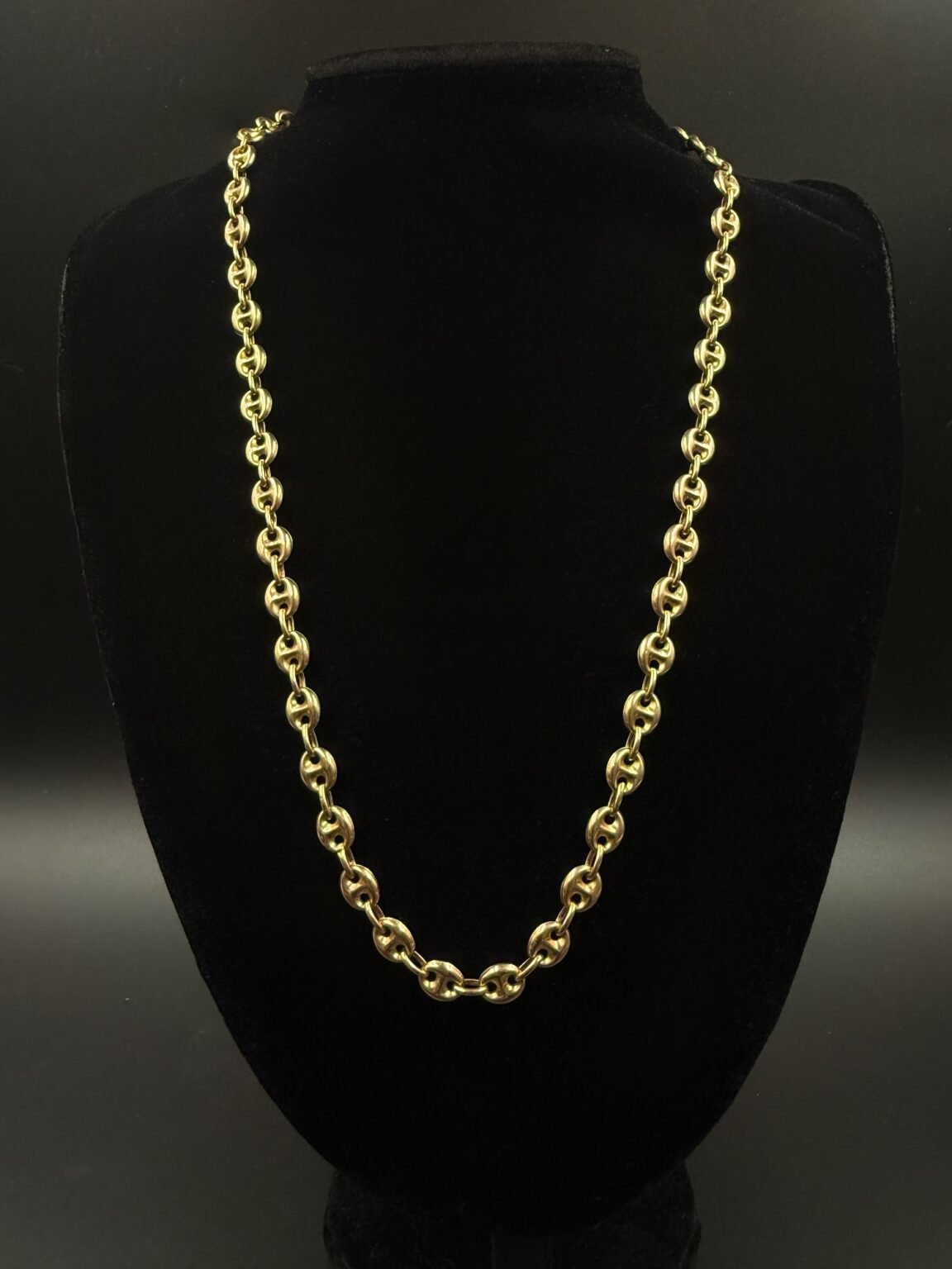 10k gold Gucci puff chain