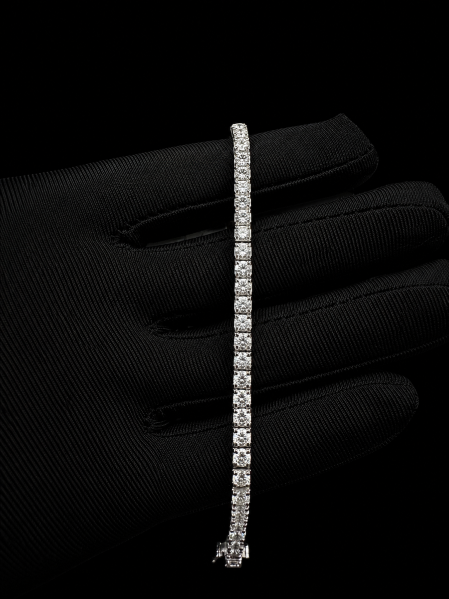8ct lab diamond tennis bracelet