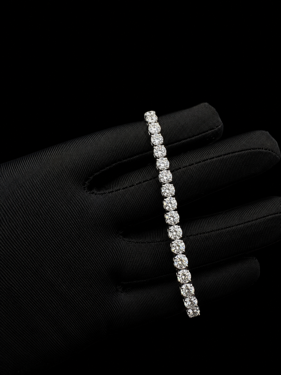 Moissanite tennis bracelet