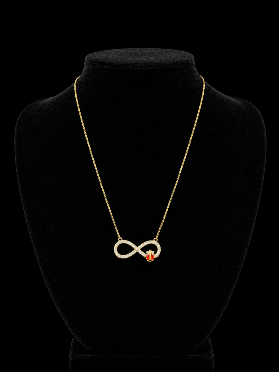 10k gold infinity chain,