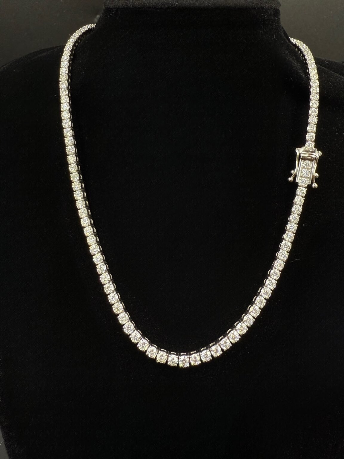 3.8mm Moissanite tennis chain