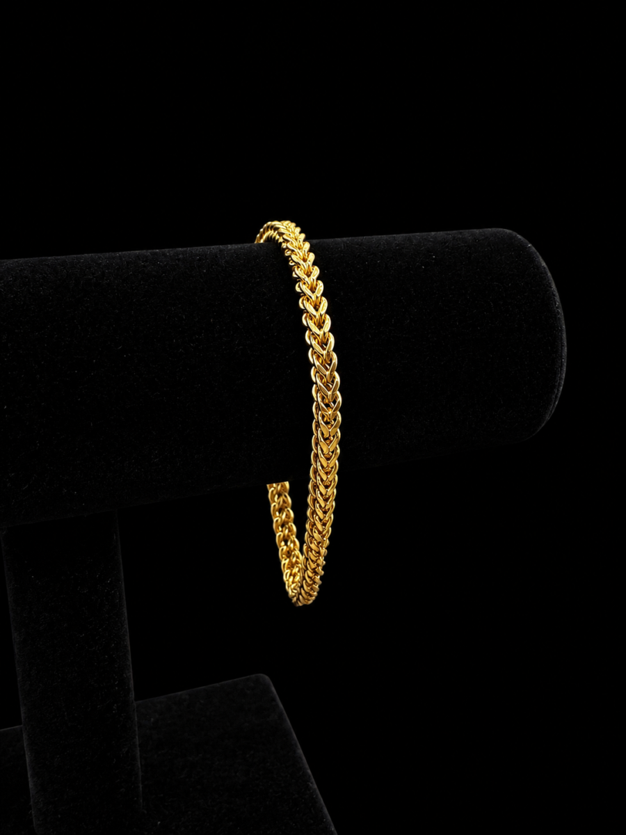 10k gold Franco bracelet