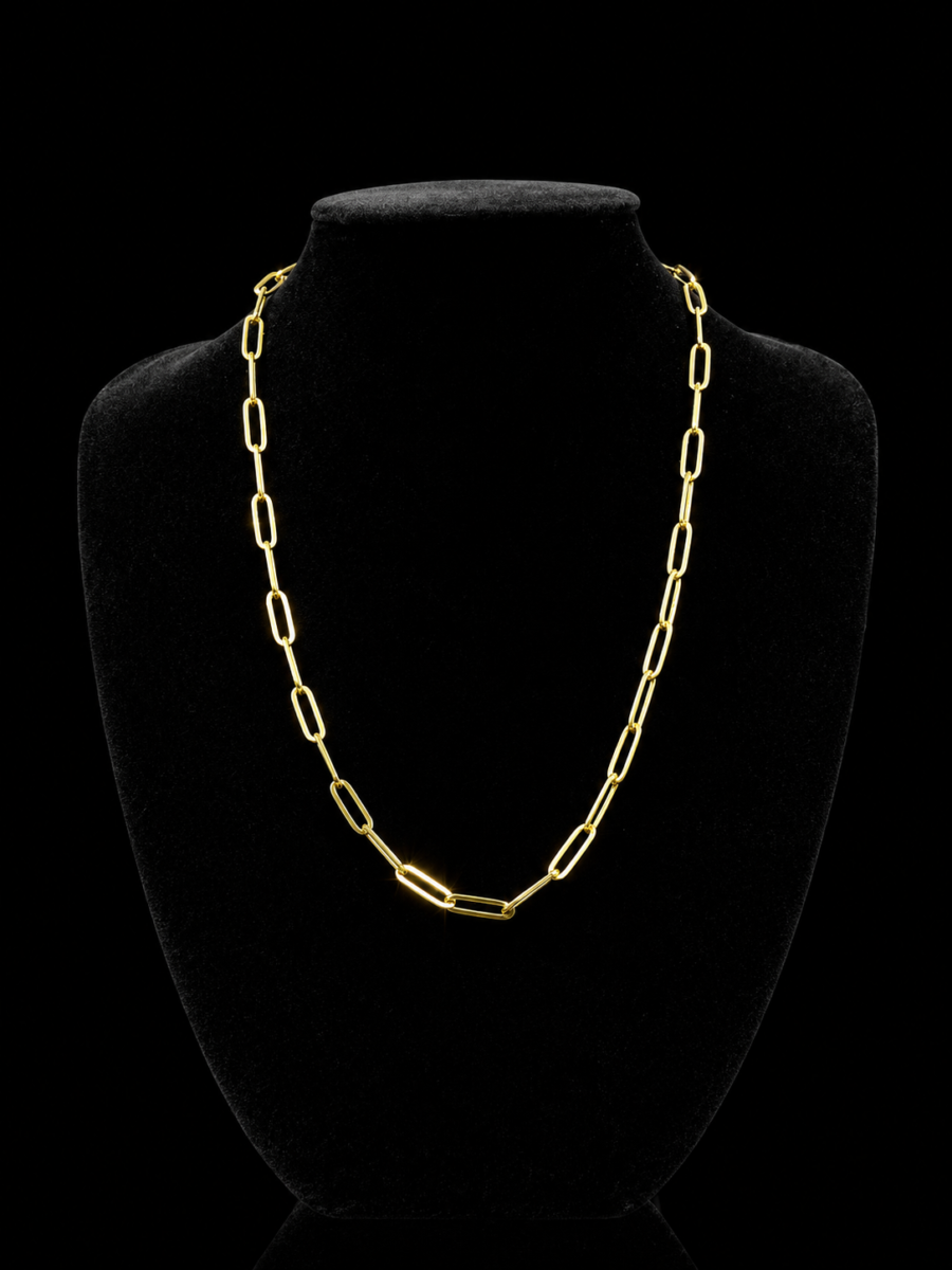 10k gold cable link chain