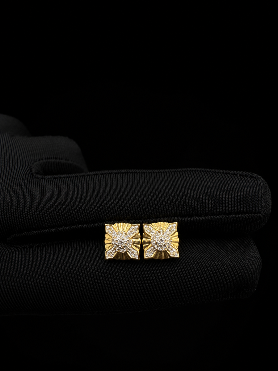 10k gold diamond earrings