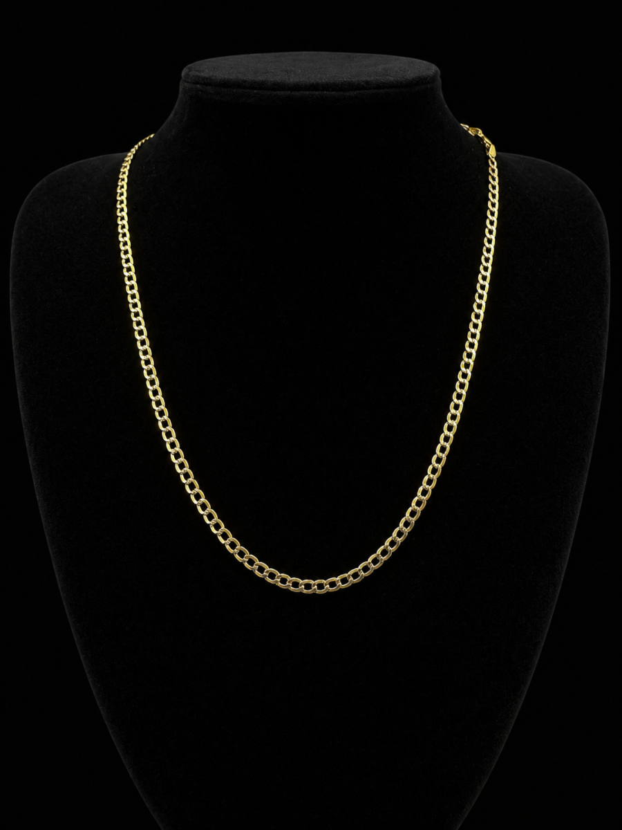 20inch 10k gold curb chain