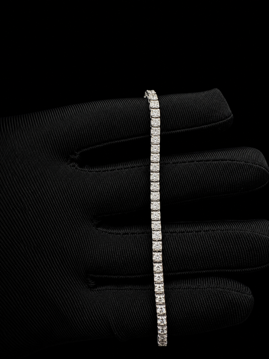 2ct lab diamond tennis chain