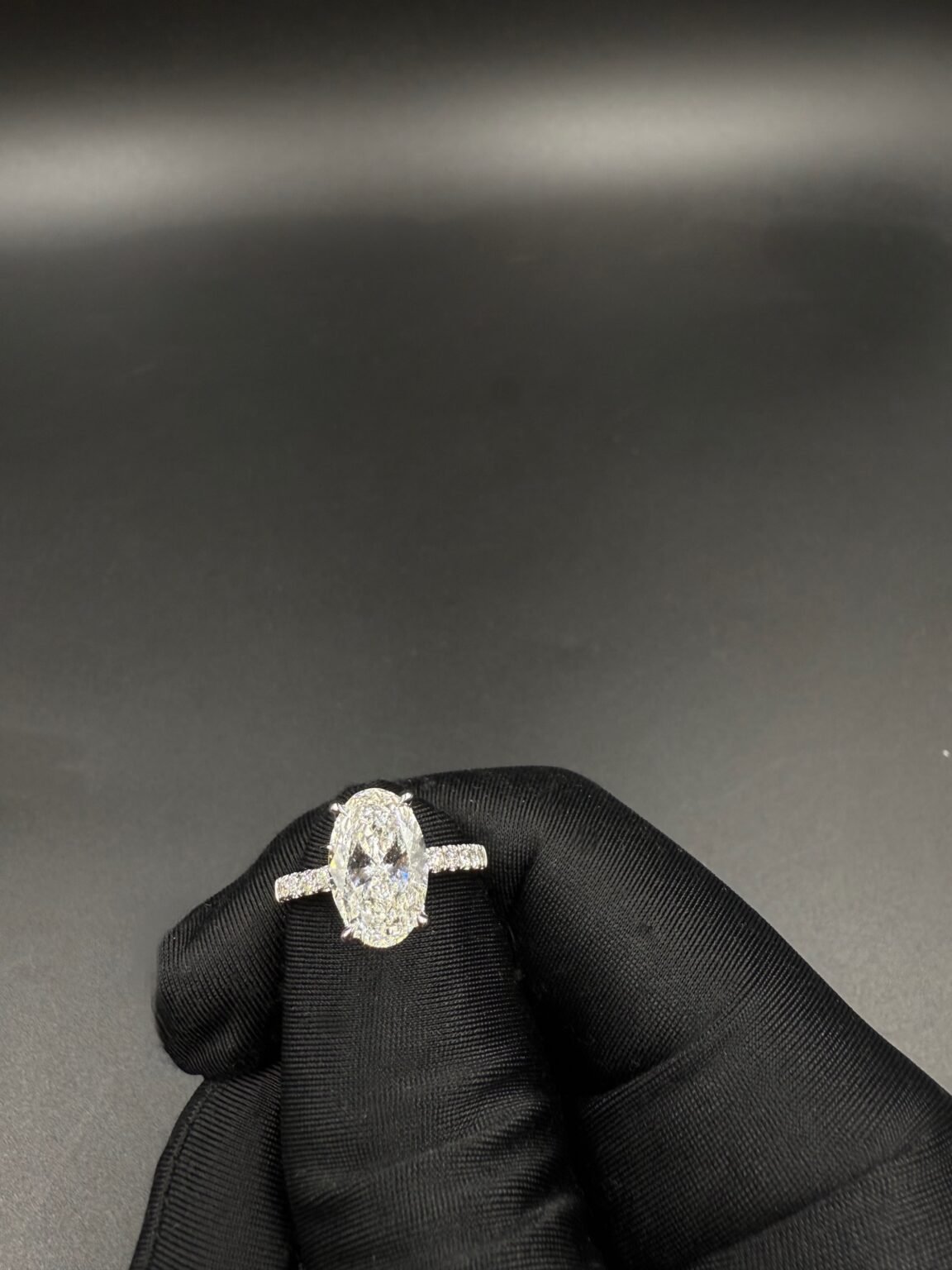 14k gold VVS lab Diamond ring