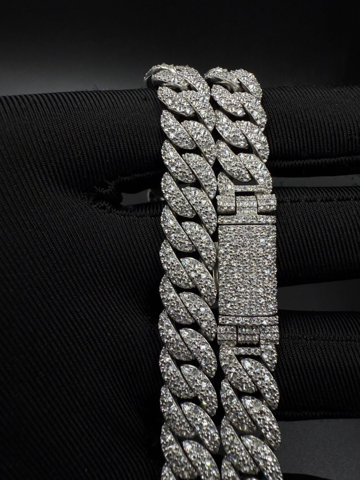 10mm moissanite Cuban chain
