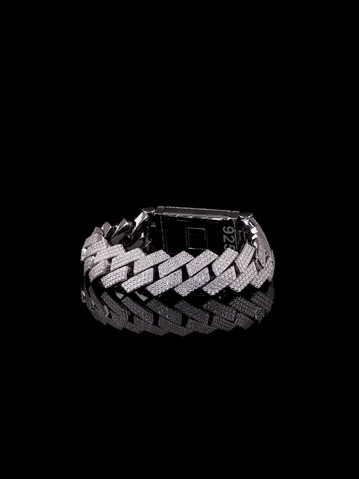 16mm moissanite Cuban bracelet