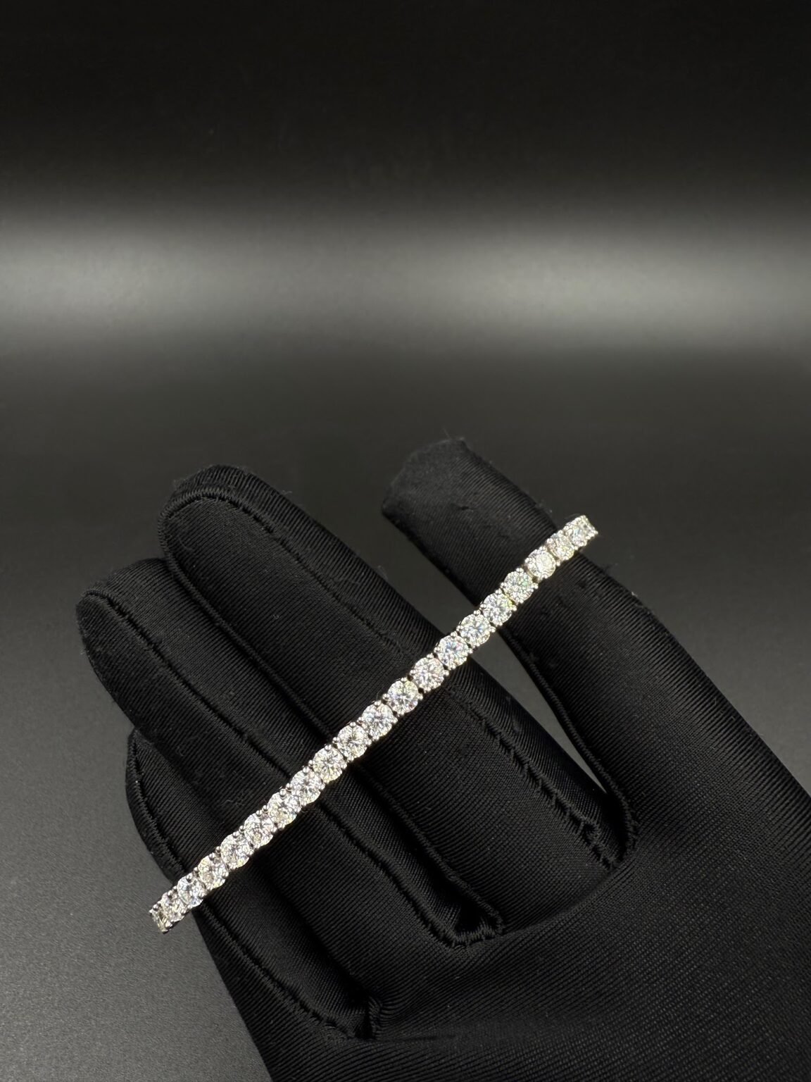 Moissanite tennis bracelet