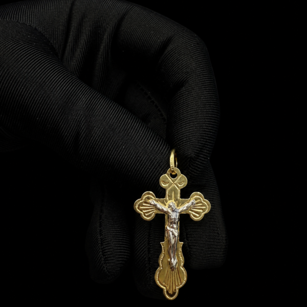 10k gold cross pendant