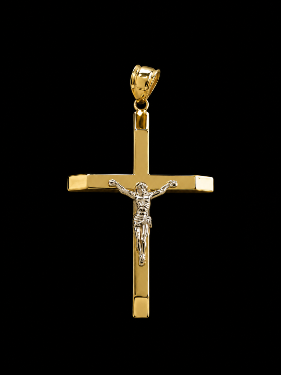 10k gold cross pendant