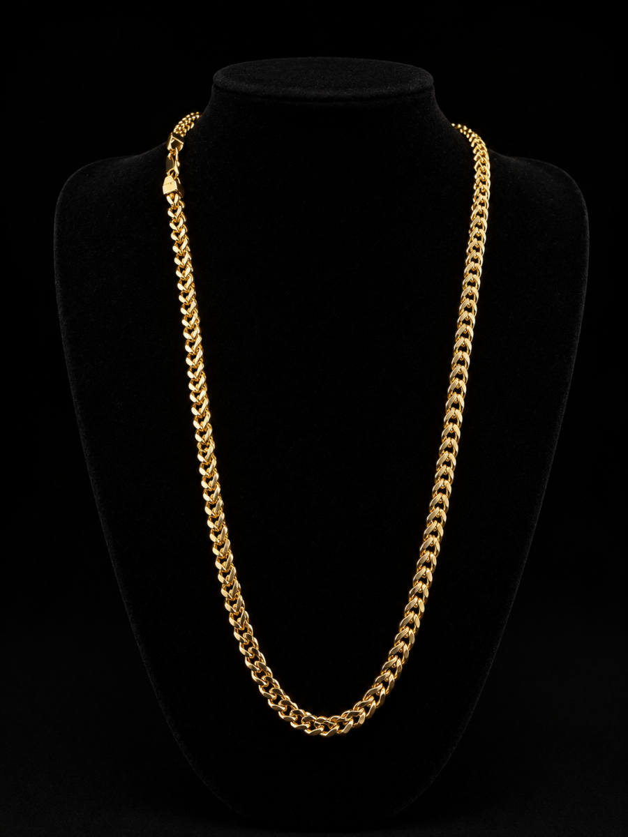 10k gold 4.7mm Franco chain